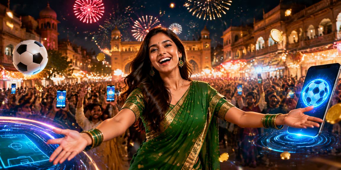 Football betting fans enjoying lottery promotions in India